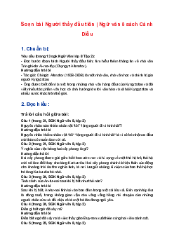 Soạn bài Người thầy đầu tiên | Ngữ văn 8 sách Cánh Diều