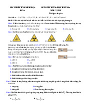 Đề thi thử tốt nghiệp THPT 2025 môn Vật lí bám sát đề minh họa - Đề 28