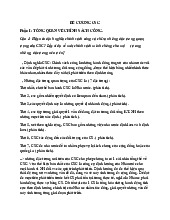 Câu hỏi ôn tập môn Chính sách công có đáp án