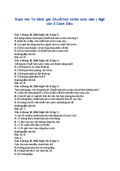 Soạn văn Tự đánh giá: Chuỗi hạt cườm màu xám | Ngữ văn 8 Cánh Diều