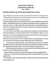 Đề cương Hướng dẫn ôn tập Môn Kinh tế chính trị Mac-Lenin | Đại học Kinh tế và Quản trị kinh doanh, Đại học Thái Nguyên
