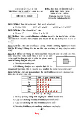 Đề Thi HK1 Môn Toán Lớp 6 THCS Hoàng Hoa Thám 2025-2026 Có Đáp Án