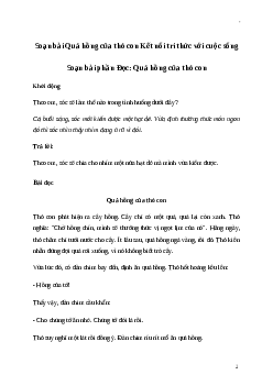 Soạn bài: Quả hồng của thỏ con Tiếng Việt 3 | Kết nối tri thức