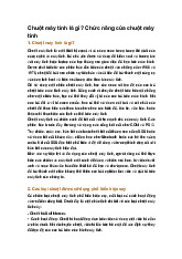 Chuột máy tính là gì? Chức năng của chuột máy tính