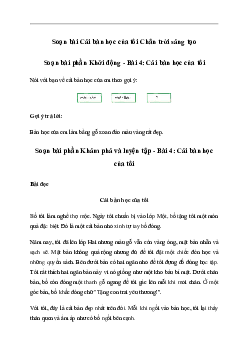 Soạn bài Cái bàn học của tôi trang 93| Tiếng việt 2 | Chân trời sáng tạo