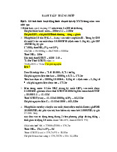 BT tổng hợp - Nguyên lý kế toán môn Luật kế toán | Trường Đại Học Nha Trang