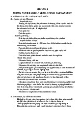 Tóm tắt chương I những vấn đề cơ bản về nhà nước và pháp luật | Trường Đại học Phenikaa
