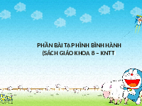 Giáo án điện tử Toán 8 Bài 12 Kết nối tri thức: Hình bình hành (bài tập)