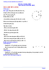 Các dạng toán đường tròn Toán 9