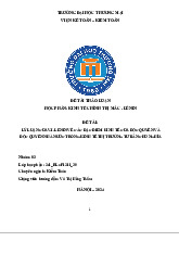 Lý luận của lenin về các đặc điểm kinh tế độc quyền và độc quyền nhà nước trong kinh tế thị trường tư bản chủ nghĩa | Bài thảo luận kinh tế chính trị