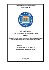 Quan điểm của Đảng về phát triển kinh tế tư nhân từ năm 2011 đến năm 2021 | Bài thảo luận Lịch sử đảng Cộng sản Việt Nam