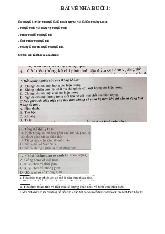 Bài về nhà buổi 1 môn Kinh tế vi mô | Trường Đại học Kinh Tế Quốc Dân