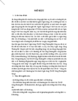 Tiểu luận phát triển dịch vụ E-banking tại ngân hàng Vietinbank | Trường Cao Đẳng Kinh Tế Công Nghệ Hà Nội