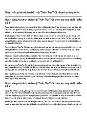 Đoạn văn phân tích nhân vật Thần Trụ Trời chọn lọc hay nhất | Ngữ văn 10 Cánh Diều