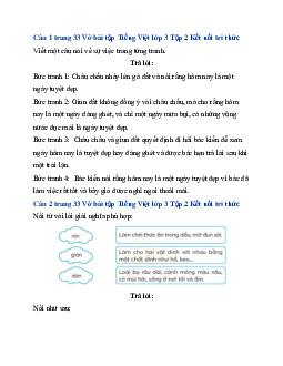 Giải VBT Tiếng Việt lớp 3 Bài 15: Ngày như thế nào là đẹp? | Kết nối tri thức