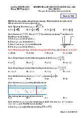 Đề giữa học kỳ 1 Toán 12 năm 2024 – 2025 trường THPT Ngô Quyền – Đồng Nai