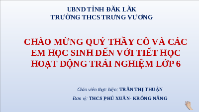 Giáo án điện tử Hoạt động trải nghiệm 6 Chủ đề 8 Kết nối tri thức: Chia sẻ về thế giới nghề nghiệp
