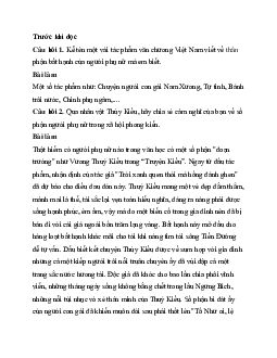 Soạn bài Độc Tiểu Thanh kí | Ngữ văn 11 Kết nối tri thức