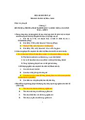 Bộ câu hỏi ôn tập Môn kinh tế chính trị Mác – Lênin | Đại học Văn Lang