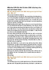 Mẫu thư UPU lần thứ 53 năm 2024 siêu hay cho học sinh tham khảo