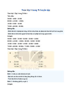Giải SGK môn Toán 3 - Bài 65: Luyện tập chung | Kết nối tri thức