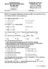 Đề giữa kỳ 1 Toán 11 năm 2024 – 2025 trường THPT Phạm Thành Trung – Tiền Giang