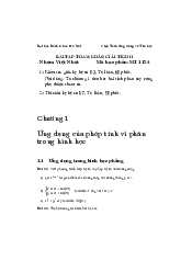 Bài tập tham khảo Giải tích 2 | Đại học Bách Khoa Hà Nội