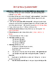 Trắc nghiệm môn triết học | Trường Đại học Kinh tế - Tài chính thành phố Hồ Chí Minh