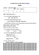 Bộ đề ôn thi giữa học kì 2 môn Tiếng Việt lớp 1 - Tiếng Việt 1