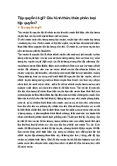 Tập quyền là gì? Các hình thức thức phân loại tập quyền?