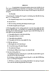 Bài tập Chương 5 - Môi trường đại cương | Trường Đại học Khoa học Tự nhiên, Đại học Quốc gia HCM