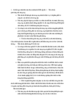 Lý thuyết về Cải tiến quy trình thu mua theo mô hình SCOR cấp độ