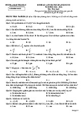 Đề học kỳ 2 Toán 6 năm 2024 – 2025 phòng GD&ĐT Hải Hậu – Nam Định