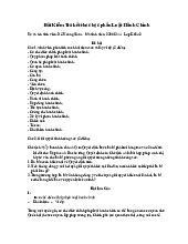 Đề kiểm tra kết thúc học phần luật tài chính |Trường Đại học Luật, Đại học Quốc gia Hà Nội