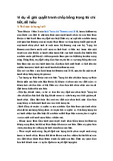 Ví dụ về giải quyết tranh chấp bằng trọng tài chi tiết, dễ hiểu