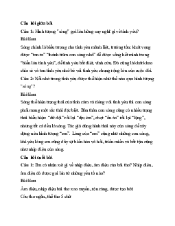 Soạn bài Sóng | Ngữ văn 11 Cánh diều