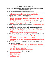 Ôn tập Chương 5-6: Những câu hỏi thường gặp về kinh tế thị trường định hướng XHCN môn Kinh tế chính trị | Trường Đại học Thủy Lợi