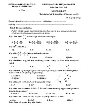 Đề học kỳ 1 Toán 7 năm 2024 – 2025 phòng GD&ĐT Xuân Trường – Nam Định