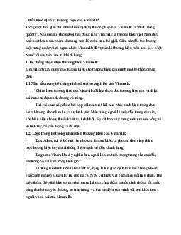 Chiến lược định vị thương hiệu của Vinamilk | Tiểu luận môn Marketing căn bản | NEU