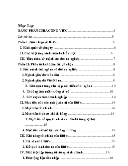 Bài tập nhóm môn Quản trị chiến lược đề tài "Chiến lược toàn cầu của Biti's tại thị trường Trung Quốc"
