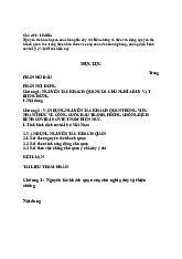 Đề cương triết học: Vận dụng nguyên tắc khách quan trong dịch COVID-19- Trường Đại học Hoa Sen