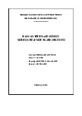 Báo cáo thu hoạch cuối kỳ môn học nhập môn ngành Công nghệ kĩ thuật ô tô | Trường đại học sư phạm kỹ thuật TP. Hồ Chí Minh