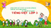 Giáo án điện tử Tiếng Việt 3 Tập 1 Bài 3 Kết nối tri thức: Cánh rừng trong nắng - Đọc