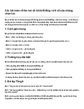 Các bài toán về tìm hai số khi biết tổng và tỉ số của chúng chọn lọc | Toán 4