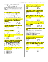 Đề thi kết thúc học kì môn Tin học đại cương | Trường Đại học Y Dược Cần Thơ