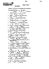 Quick Test 7 - Grammar and Vocabulary Practice | Môn Ngôn ngữ Anh - Học viện An ninh nhân dân