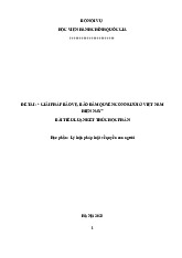 Giải pháp bảo vệ, bảo đảm quyền con người ở Việt Nam hiện nay | Môn Quản lí công - Học viện Hành chính Quốc gia
