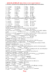 Đề Cương Ôn Tập Giữa HK2 Tiếng Anh 9 Smart World 2025-2026 Có Đáp Án