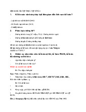 Ôn tập kế toán tài chính 1 | Đại học Kinh tế Kỹ thuật Công nghiệp