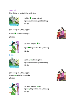 Giải SGK môn Tiếng việt 2 - Bài 15: Nấu bữa cơm đầu tiên(5) | Cánh Diều